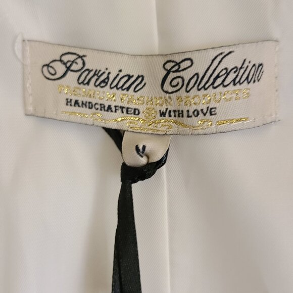 Parisian Collection Black & White Tuxedo Style Open Blazer - NWT - Picture 5 of 7